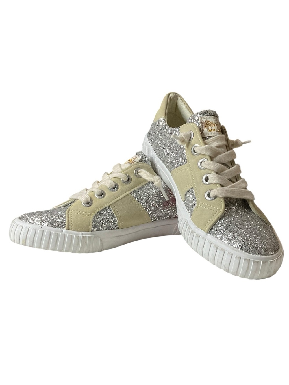 Blowfish Malibu Wave K in Silver Glitter Size 5